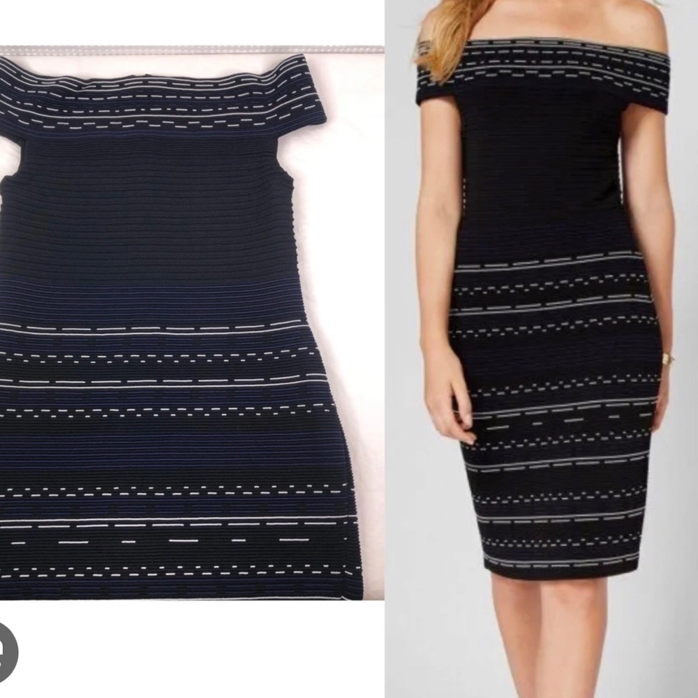 Ted Baker Diraz Bardot bodycon dress like new